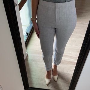 Grey ann taylor ankle pant